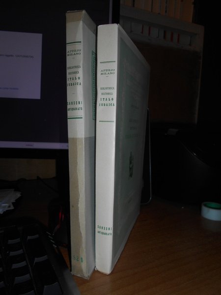 BIBLIOTHECA HISTORICA ITALO-JUDAICA + supplemento 1954-1963.