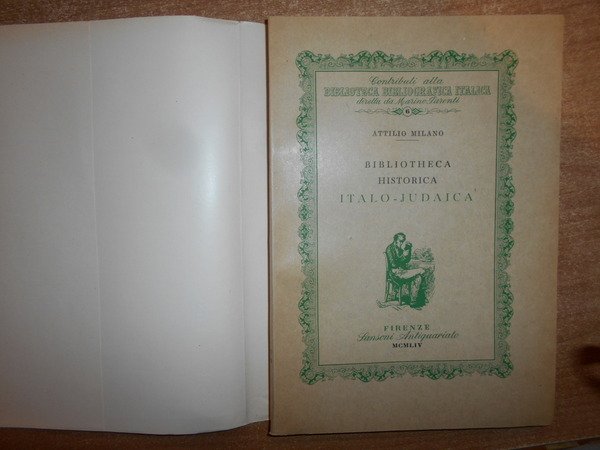 BIBLIOTHECA HISTORICA ITALO-JUDAICA + supplemento 1954-1963.