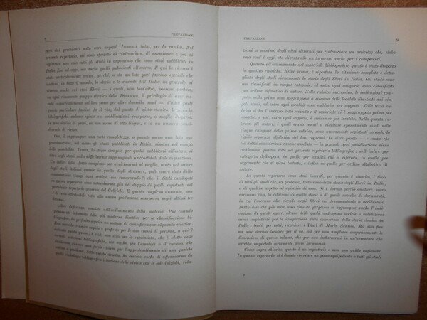 BIBLIOTHECA HISTORICA ITALO-JUDAICA + supplemento 1954-1963.