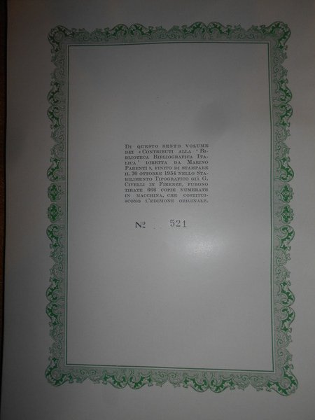 BIBLIOTHECA HISTORICA ITALO-JUDAICA + supplemento 1954-1963.