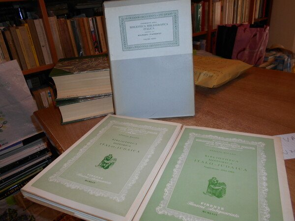 BIBLIOTHECA HISTORICA ITALO-JUDAICA + supplemento 1954-1963.