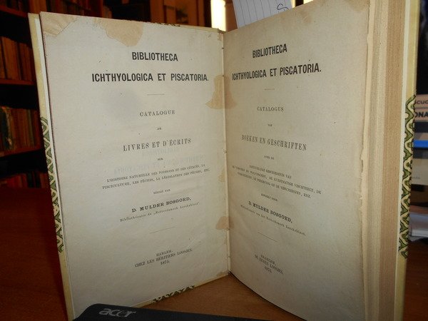 BIBLIOTHECA ICHYOLOGICA ET PISCATORIA catalogus