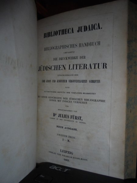 BIBLIOTHECA JUDAICA