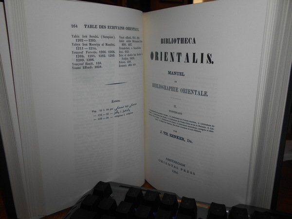 BIBLIOTHECA ORIENTALIS