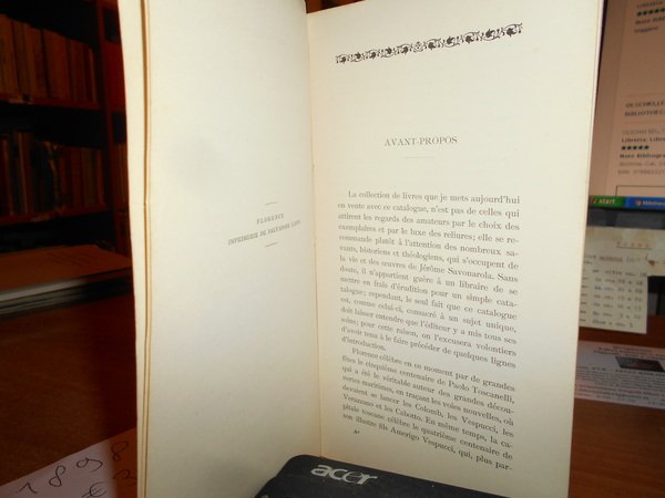 BIBLIOTHECA SAVONAROLIANA