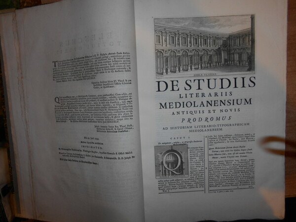 BIBLIOTHECA SCRIPTORUM MEDIOLANENSIUM. Seu Acta, et Elogia Virorum Omnigena Eruditione …