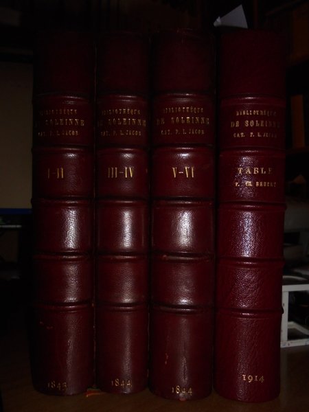Bibliothèque DRAMATIQUE de Monsieur De SOLEINNE