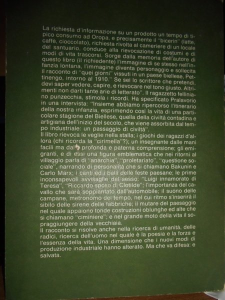 (Biella) Ragazzo di paese 1910. Vita biellese nei primi anni …