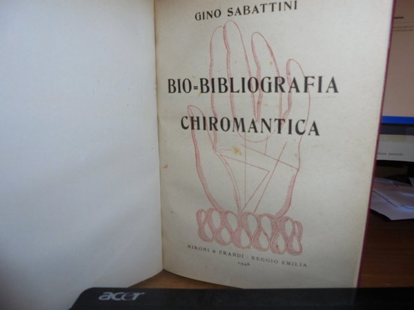 Bio=Bibliografia Chiromantica