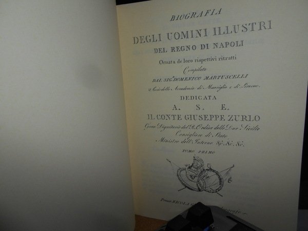 BIOGRAFIA degli Uomini Illustri del Regno di Napoli