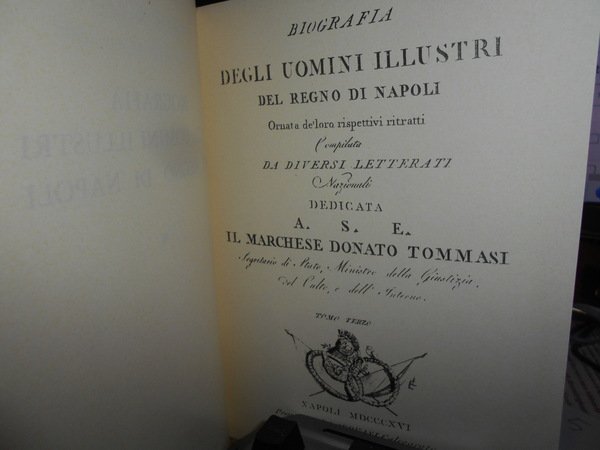 BIOGRAFIA degli Uomini Illustri del Regno di Napoli