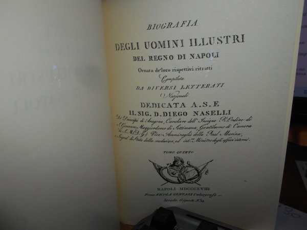 BIOGRAFIA degli Uomini Illustri del Regno di Napoli