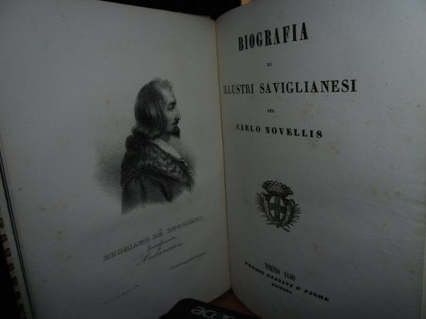 BIOGRAFIA di Illustri Saviglianesi per Carlo Novellis