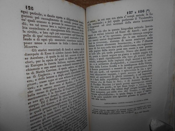 BIOGRAFIE e Ritratti di Uomini Illustri Piceni pubblicate del Conte …