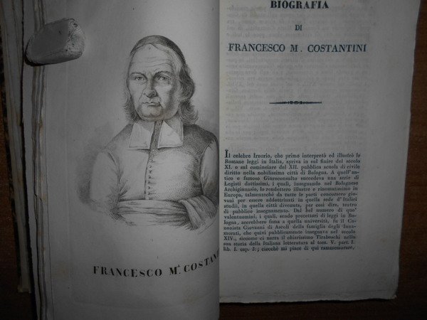 BIOGRAFIE e Ritratti di Uomini Illustri Piceni pubblicate del Conte …