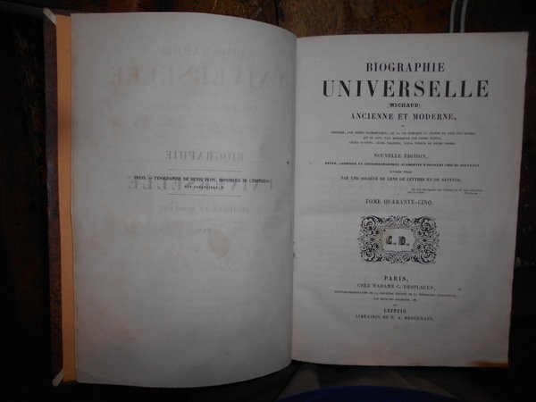 Biographie universelle, ancienne et moderne, ou histoire par ordre alphabetique …