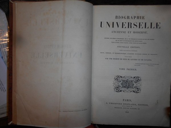 Biographie universelle, ancienne et moderne, ou histoire par ordre alphabetique …