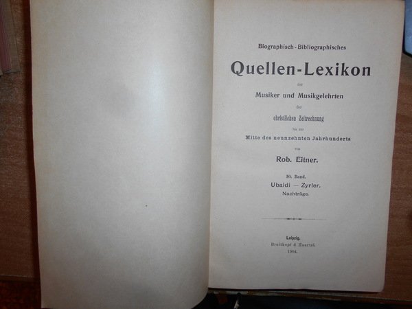 Biographisch-Bibliographisches Quellen-Lexikon der Musiker und Musikgelehrten der christlichen Zeitrechnung bis …