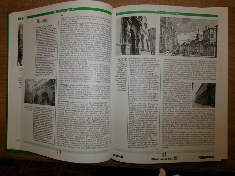 (Bologna) ATLANTE BOLOGNESE. Dizionario alfabetico dei...Testi di CESARE BIANCHI