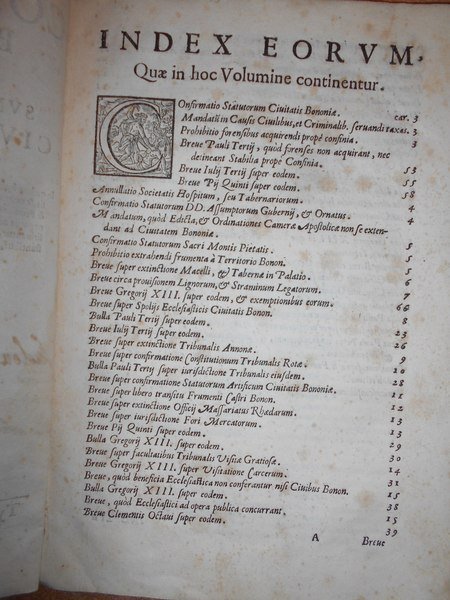 (Bologna) CONCESSIONES, brevia, ac alia indulta summorum Pontificorum civitati Bononiae …