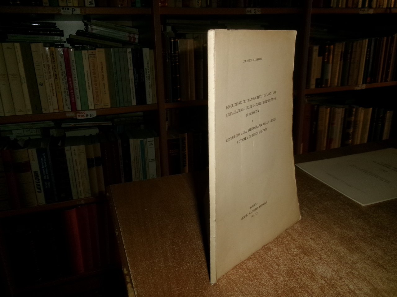 (BOLOGNA) Descrizione dei manoscritti Galvaniani dell' Accademia delle Scienze... | Immagine principale