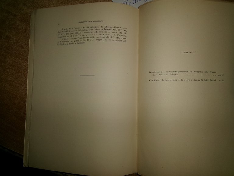 (BOLOGNA) Descrizione dei manoscritti Galvaniani dell' Accademia delle Scienze... | Immagine Gallery 3