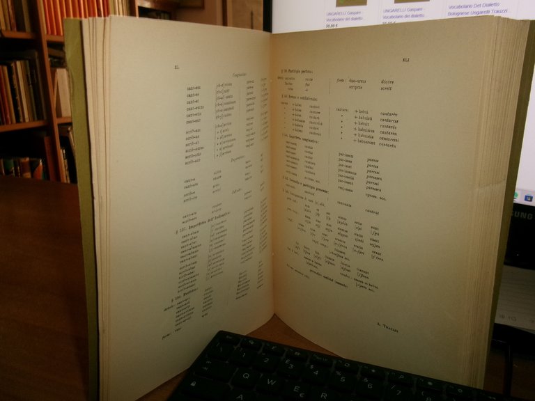 (Bologna) GASPARE UNGARELLI. Vocabolario del dialetto bolognese... 1979