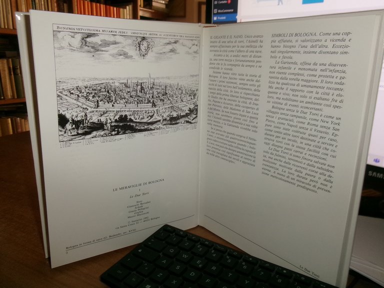 (Bologna) LE DUE TORRI Testo di Giancarlo Bernabei 1992