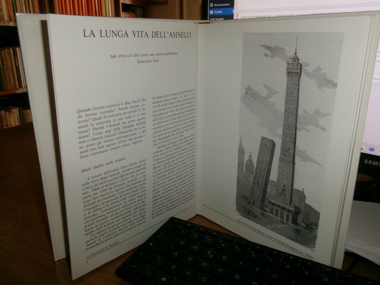(Bologna) LE DUE TORRI Testo di Giancarlo Bernabei 1992