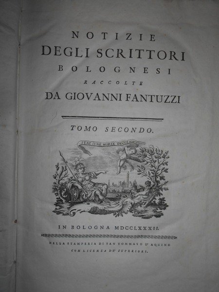 (Bologna) Notizie degli Scrittori bolognesi