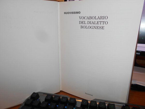 (Bologna) Nuovissimo Vocabolario del Dialetto Bolognese