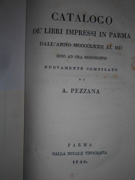 (Brescia) Della Tipografia Bresciana nel Secolo Decimoquinto. (Segue): CATALOGO de' …