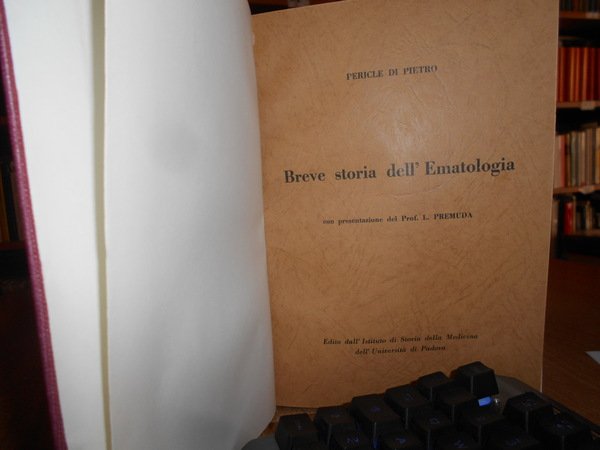 Breve storia dell' Ematologia