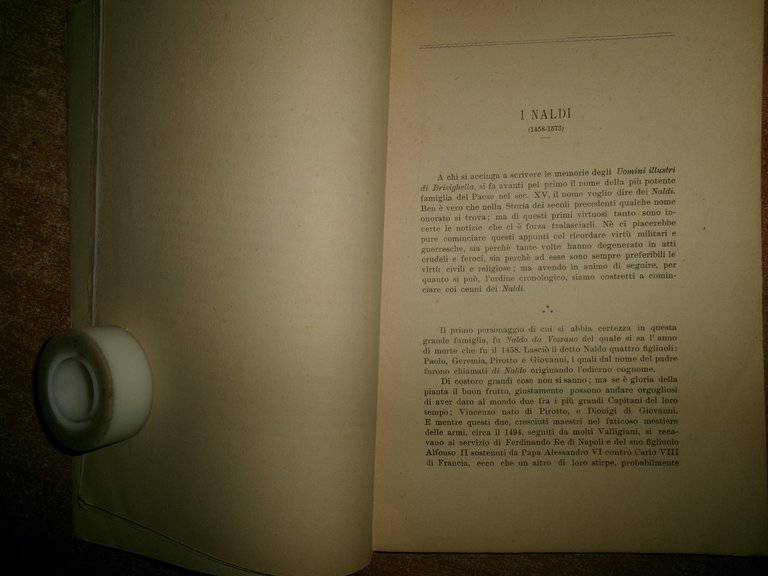 (Brisighella) CENNI BIOGRAFICI di UOMINI ILLUSTRI BRISIGHELLESI MARABINI ERNESTO