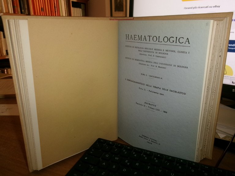 BRUNO MAGNANI. Pubblicazioni Scientifiche dei Collaboratori 1967-1970