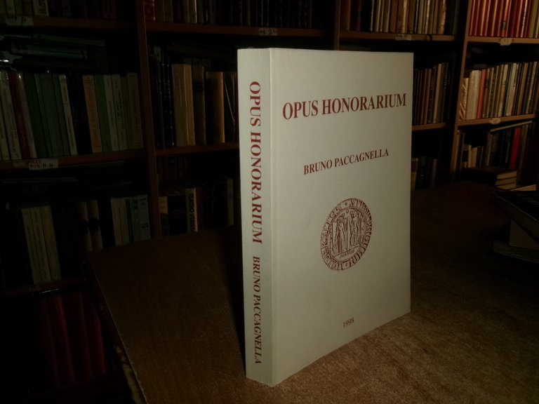 BRUNO PACCAGNELLA. OPUS HONORARIUM 1998
