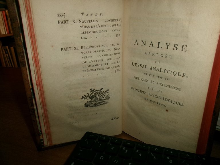 C. BONNET. LA PALINGÉNÉSIE PHILOSOPHIQUE, OU IDÉES SUR L'ÉTAT DES …