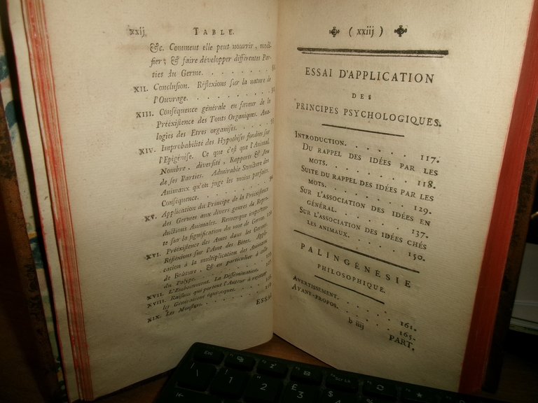 C. BONNET. LA PALINGÉNÉSIE PHILOSOPHIQUE, OU IDÉES SUR L'ÉTAT DES …
