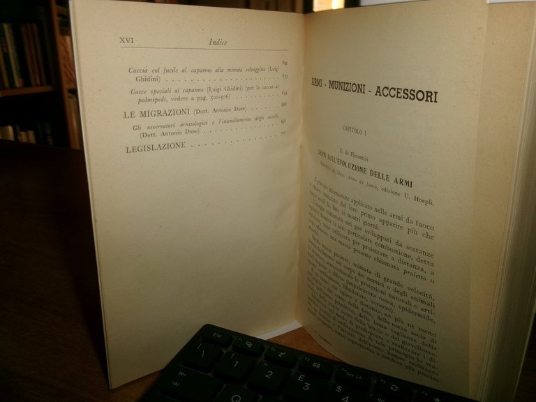 (Caccia) LUIGI GHIDINI. Nuovo Manuale del Cacciatore X edizione 1942