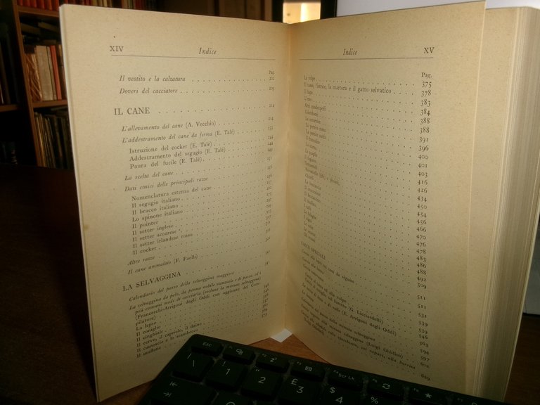 (Caccia) LUIGI GHIDINI. Nuovo Manuale del Cacciatore X edizione 1942