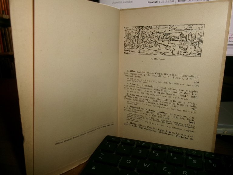 CACCIA PESCA - Ornitologia - Ittiologia - Cinofilia Sansoni Editore …
