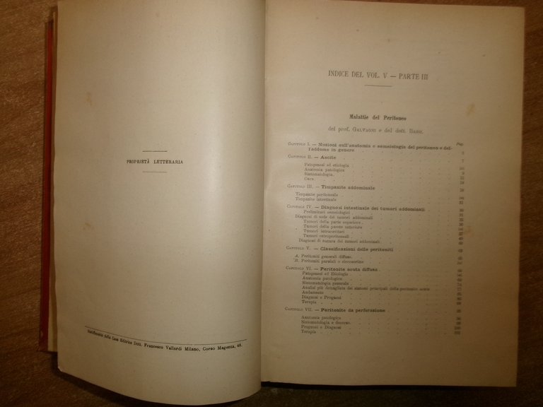 CANTANI MARAGLIANO Trattato Italiano Di Patologia E Terapia Medica... Vol. …