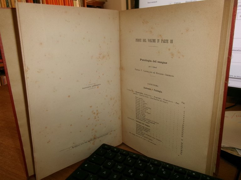 CANTANI-MARAGLIANO.TRATTATO ITALIANO DI PATOLOGIA E TERAPIA... VOL. IV. P. III