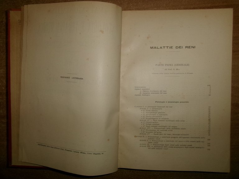 CANTANI MARAGLIANO Trattato Italiano Di Patologia E Terapia...Vol. V. P. …