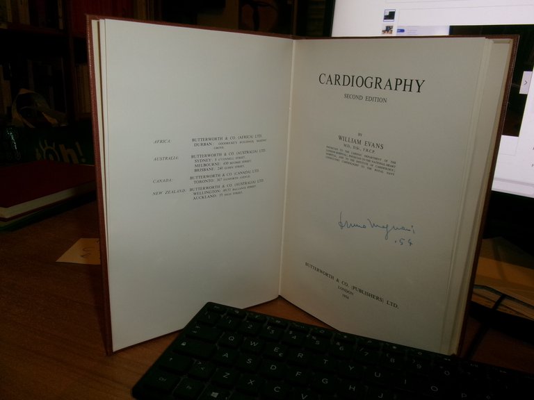 CARDIOGRAPHY Second Edition. By WILLIAM EVANS 1954