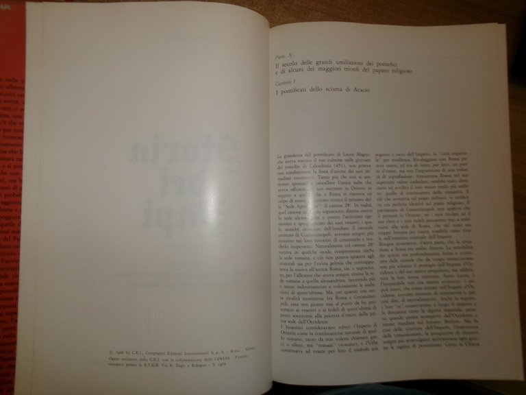 CARLO FALCONI. Storia dei PAPI e del PAPATO 1967/1968/1970/1972