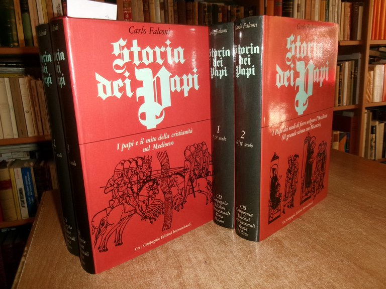 CARLO FALCONI. Storia dei PAPI e del PAPATO 1967/1968/1970/1972