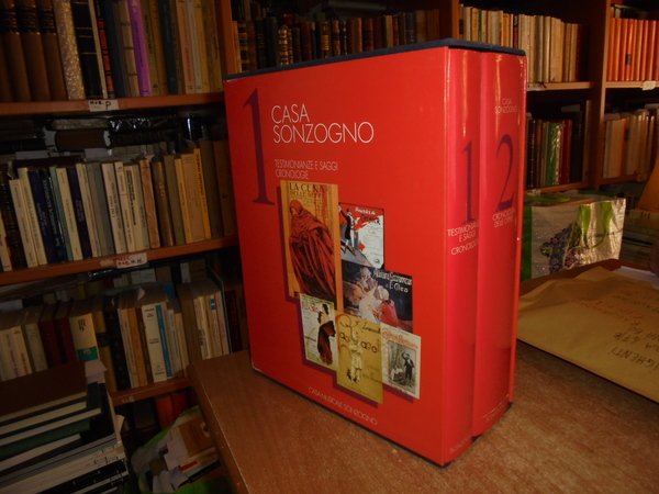 CASA SONZOGNO. Testimonianze e Saggi Cronologie. Cronologia delle Opere.