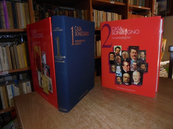 CASA SONZOGNO. Testimonianze e Saggi Cronologie. Cronologia delle Opere.
