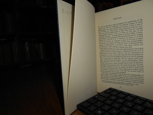 Catalogi Librorum Eroticorum. A critical bibliography of erotic bibliographies and …